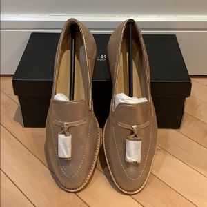 Talbots Gold Loafers